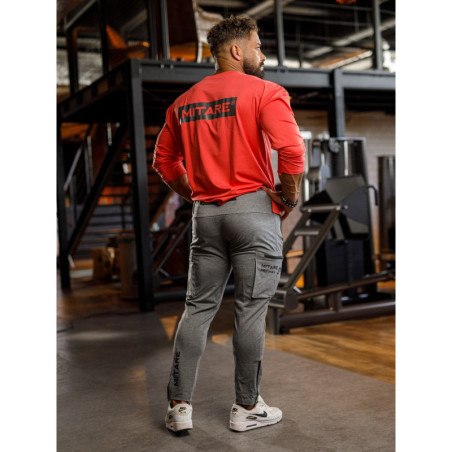 Pantalones de chándal K102 gris oscuro MITARE PRO MAN