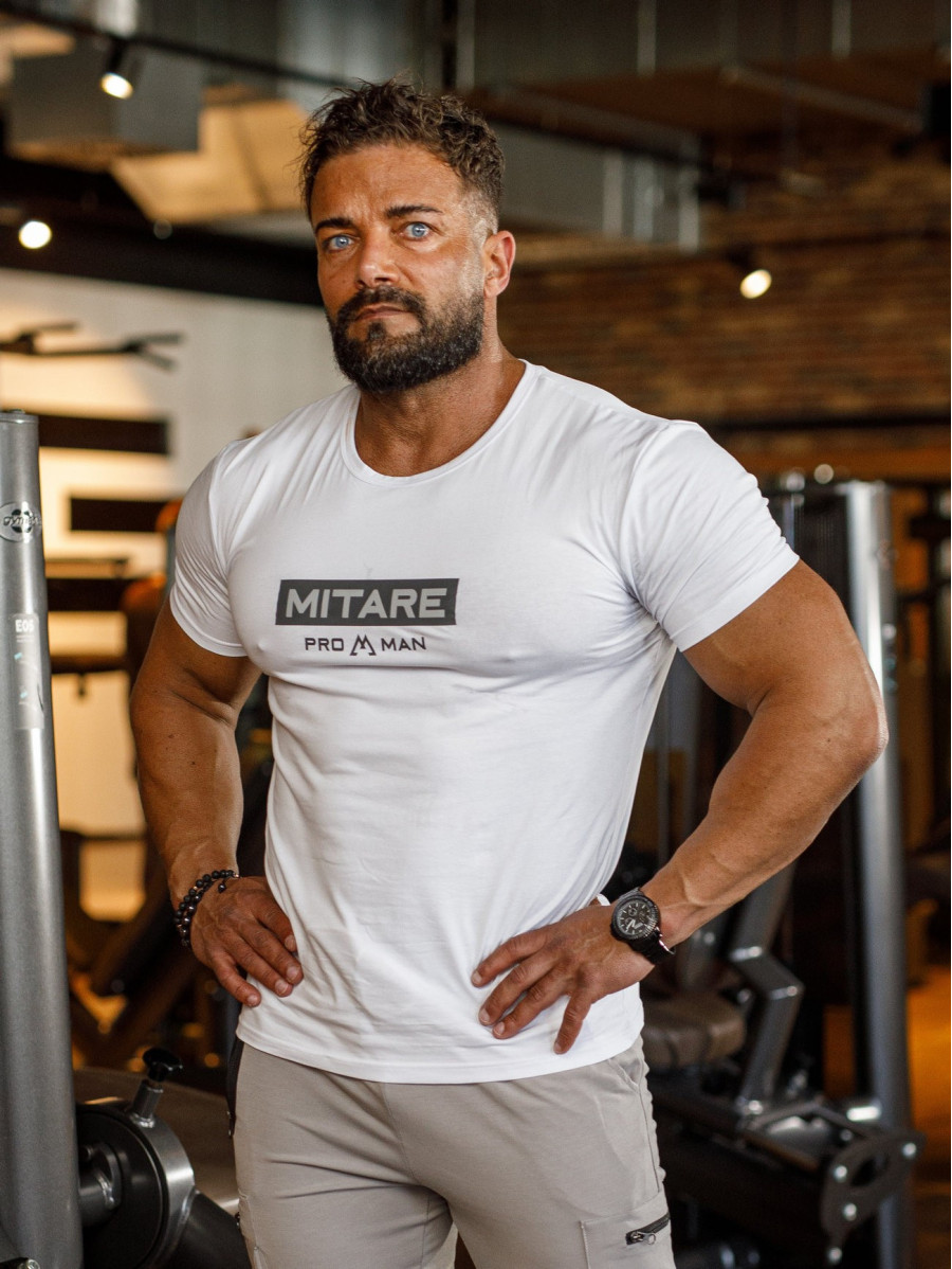 Camiseta K093 blanco MITARE PRO MAN