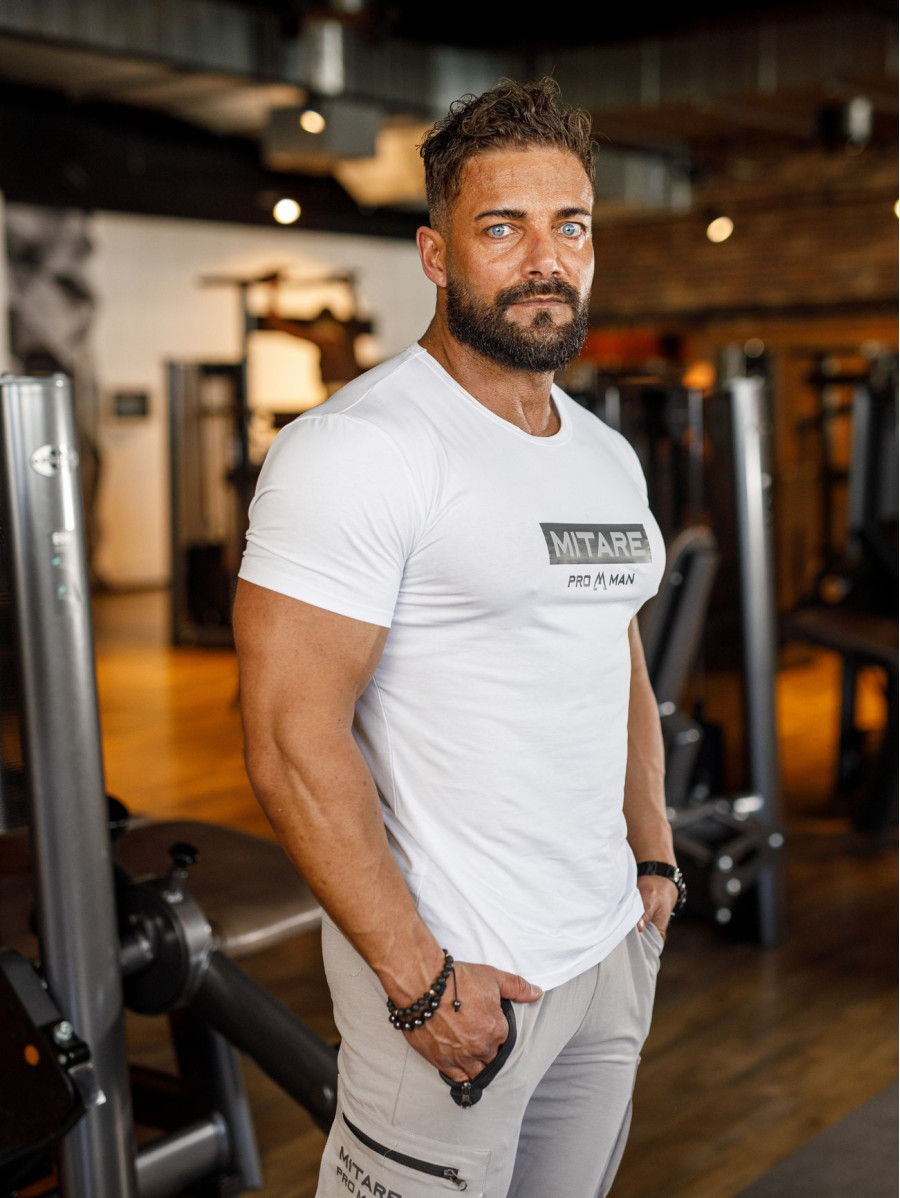 Camiseta K093 blanco MITARE PRO MAN