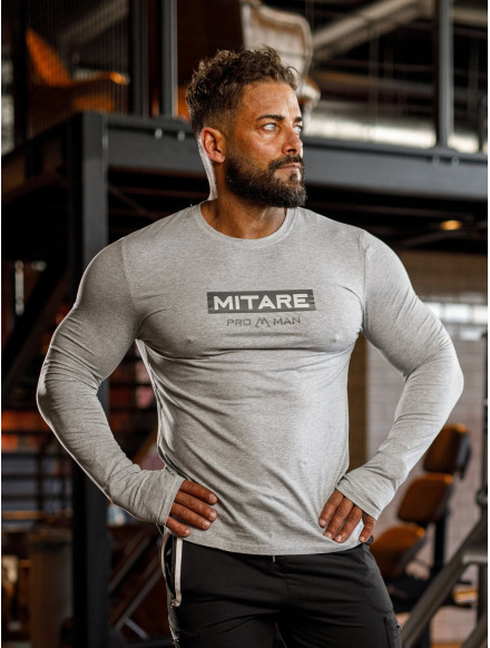 Camiseta manga larga K094 gris MITARE PRO MAN