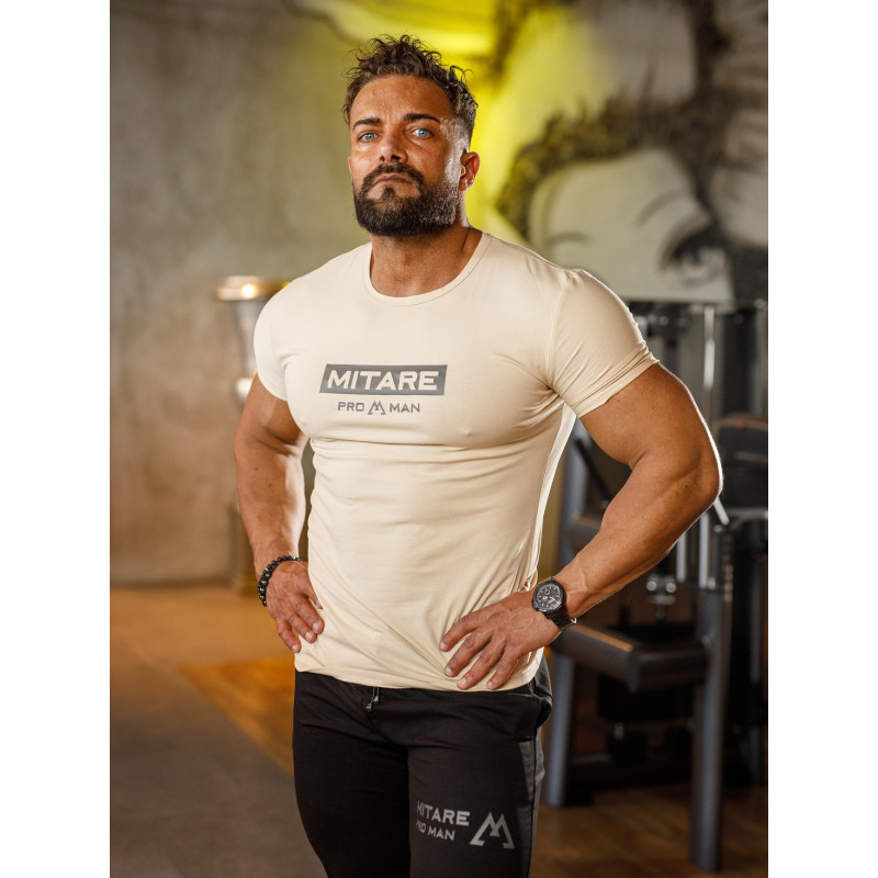 Camiseta K093 beige MITARE PRO MAN