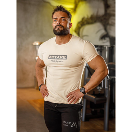 Camiseta K093 beige MITARE PRO MAN