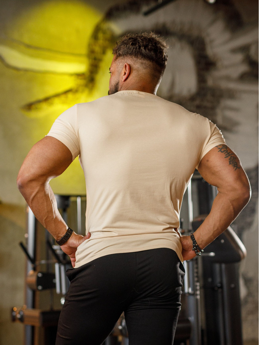 Camiseta K093 beige MITARE PRO MAN