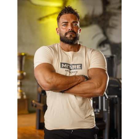 Camiseta K093 beige MITARE PRO MAN