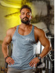 Camiseta de tirantes K095 azul MITARE PRO MAN