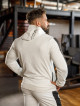 Sudadera con capucha K097 gris claro MITARE PRO MAN