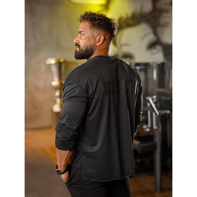 Camiseta manga larga K101 negro MITARE PRO MAN