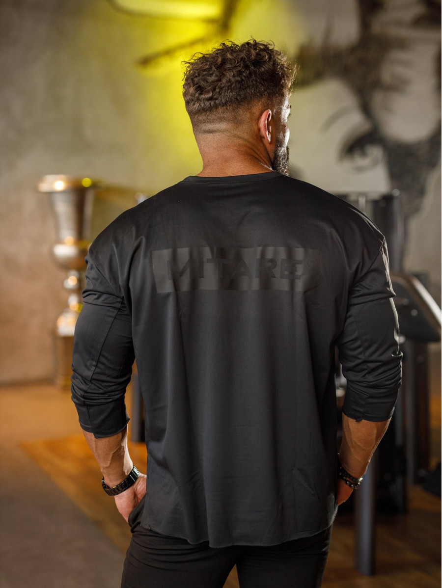 Camiseta manga larga K101 negro MITARE PRO MAN