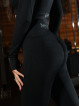 Leggings sin costuras PUSH UP MAX K001 negro MITARE