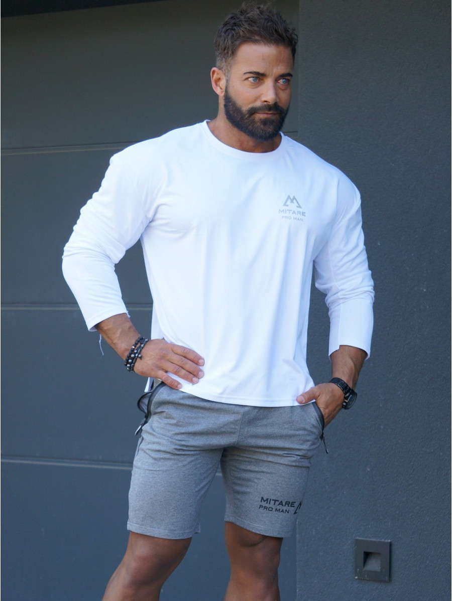 Camiseta manga larga K101 blanco MITARE PRO MAN