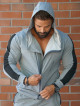 Sudadera con capucha K097 gris claro MITARE PRO MAN