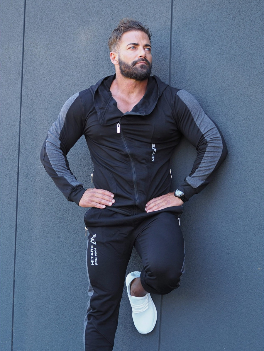 Sudadera con capucha K097 negro MITARE PRO MAN