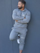 Sudadera con capucha K088 gris oscura MITARE PRO MAN