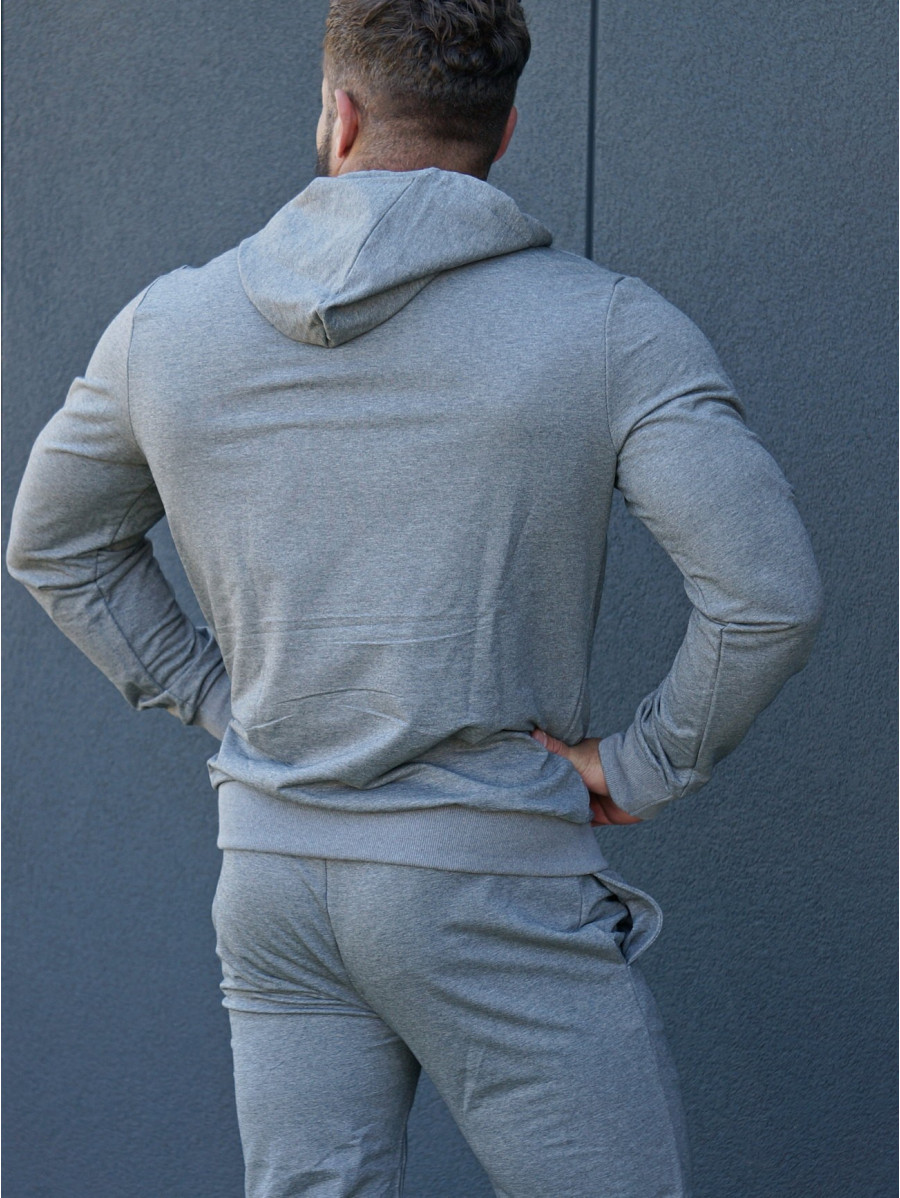 Sudadera con capucha K088 gris oscura MITARE PRO MAN
