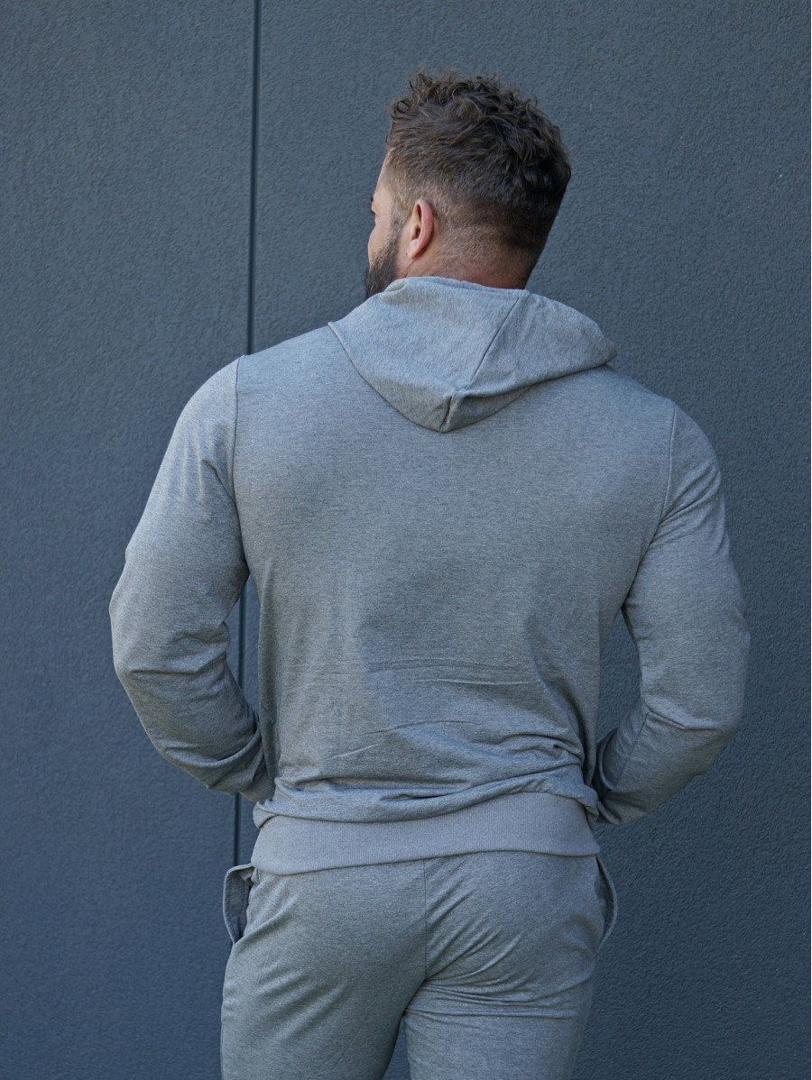 Sudadera con capucha K088 gris oscura MITARE PRO MAN