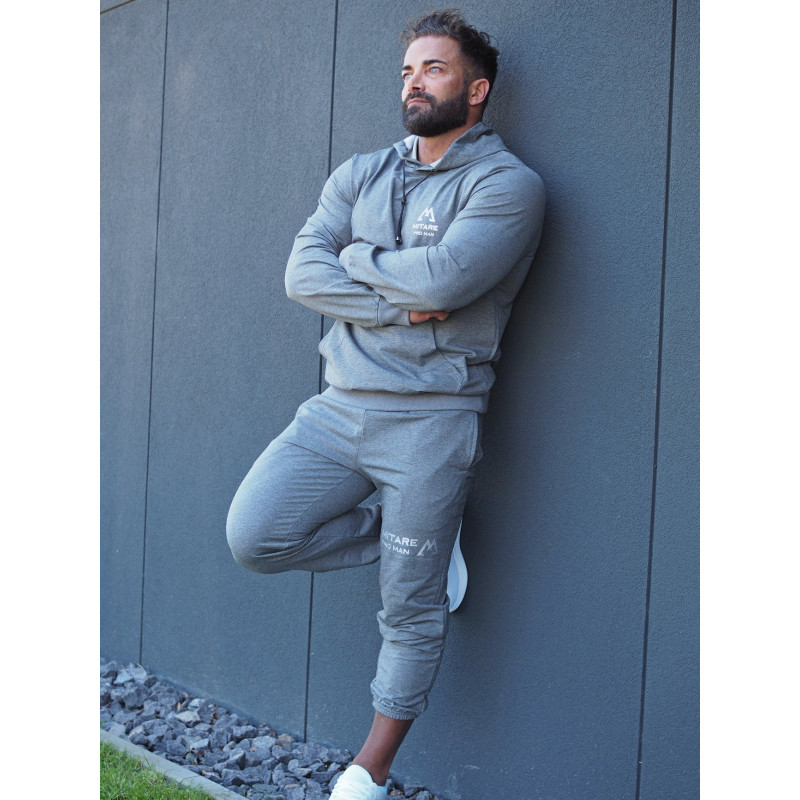 Sudadera con capucha K088 gris oscura MITARE PRO MAN