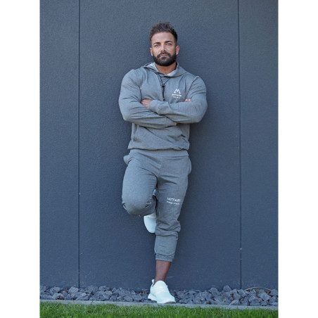 Sudadera con capucha K088 gris oscura MITARE PRO MAN