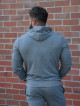 Sudadera con capucha K103 gris oscuro MITARE PRO MAN