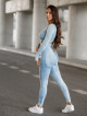 Leggings sin costuras PUSH UP MAX MARBLE K111 vaqueros azules MITARE