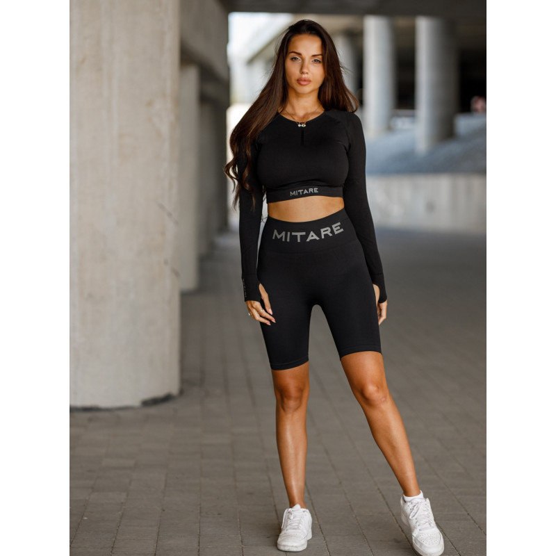 Shorts sin costuras PUSH UP MAX K077 negro MITARE