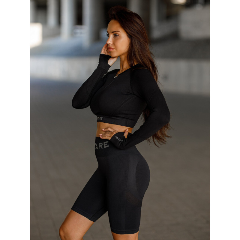 Shorts sin costuras PUSH UP MAX K077 negro MITARE