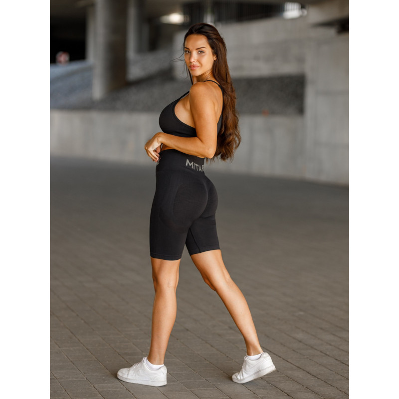 Shorts sin costuras PUSH UP MAX K077 negro MITARE