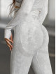 Leggings reductores moldeadores PUSH UP MAX MARBLE K111A gris claro MITARE