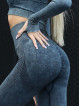 Leggings reductores moldeadores PUSH UP MAX MARBLE K111A negro MITARE