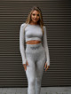 Leggings reductores moldeadores PUSH UP MAX MARBLE K111A gris claro MITARE