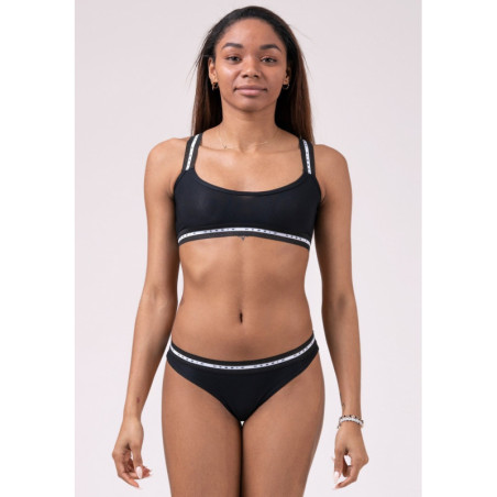 Biustonosz sportowy MESH ME N540 czarny NEBBIA
