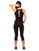 Legginsy 3/4 DriFit Compression M190 Black/White MONSTA