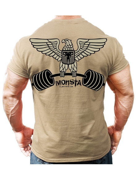 T-shirt męski M068 Olive MONSTA