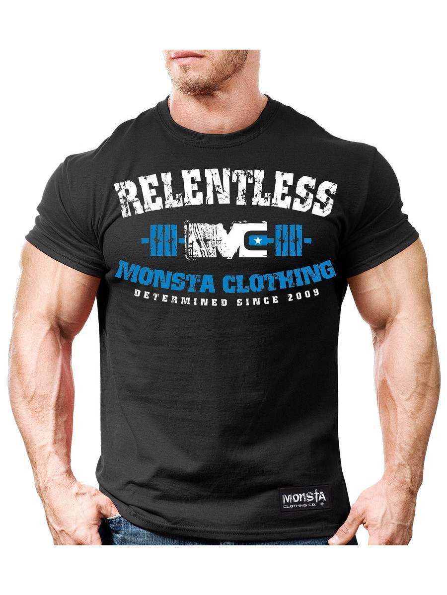 T-shirt RELENTLESS M138 Black MONSTA