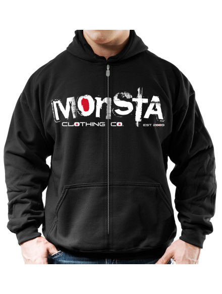 Bluza męska długi rękaw M082 Black MONSTA