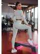 Crop Top sin costuras DREAM K107 oliva MITARE