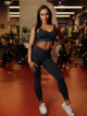 Leggings reductores moldeadores DREAM PUSH UP K108A grafito MITARE