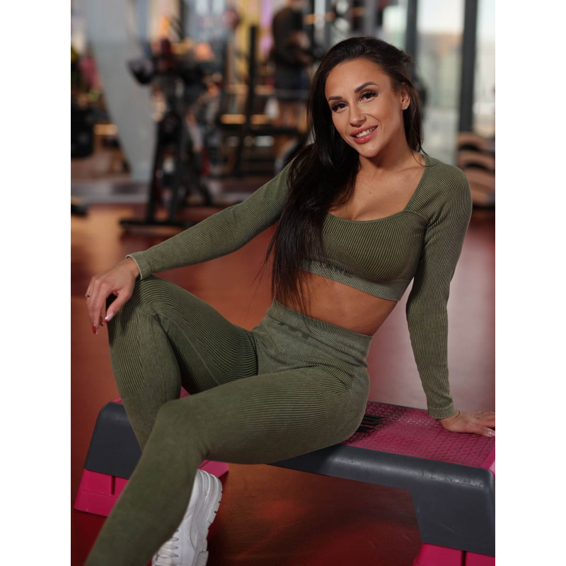 Leggings reductores moldeadores DREAM PUSH UP ANGEL K108A verde MITARE