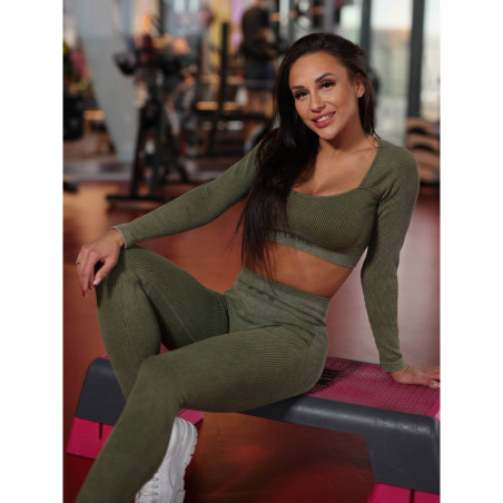 Leggings reductores moldeadores DREAM PUSH UP ANGEL K108A verde MITARE