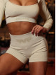 Shorts sin costuras DREAM PUSH UP K109 beige MITARE