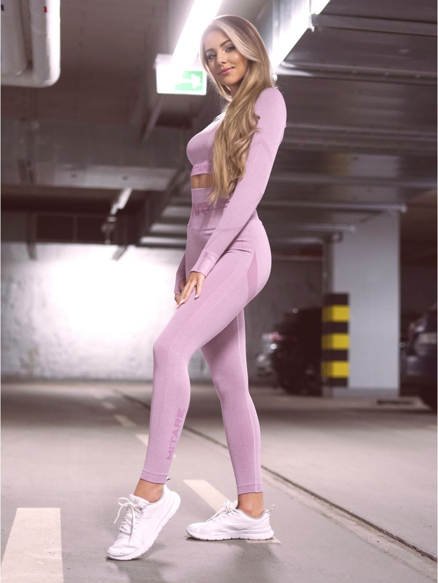 Leggings reductores moldeadores PUSH UP MAX ANGEL K001A morado claro MITARE
