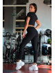 Leggings reductores moldeadores PUSH UP STREET COLLECTION K127 negro MITARE