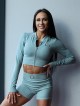 Crop top STREET COLLECTION K125 verde mar claro MITARE