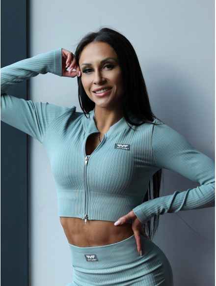 Crop top STREET COLLECTION K125 verde mar claro MITARE