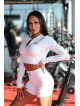 Crop top STREET COLLECTION K125 blanco MITARE