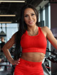 Sujetador deportivo HOT K120 rojo MITARE