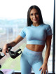 Camiseta SLIM PUSH UP K117 azul MITARE