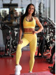 Leggings sin costuras SLIM PUSH UP ANGEL K078A azul MITARE