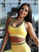 Sujetador sin costuras SLIM PUSH UP K079 amarillo MITARE