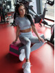 Leggings sin costuras SLIM PUSH UP K078 gris MITARE