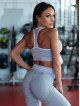 Leggings sin costuras SLIM PUSH UP K078 gris MITARE